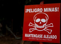 Siete erradicadores heridos en un campo minado por disidencias de Farc
