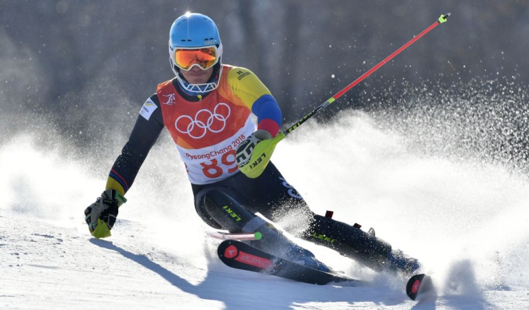 Poettoz Colombia Pyeongchang 2018: Michael Poettoz culminó 37 en la prueba de eslalon en Pyeongchang