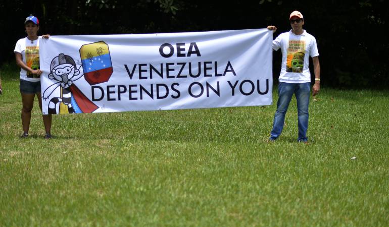 OEA,apoya crisis de Venezuela