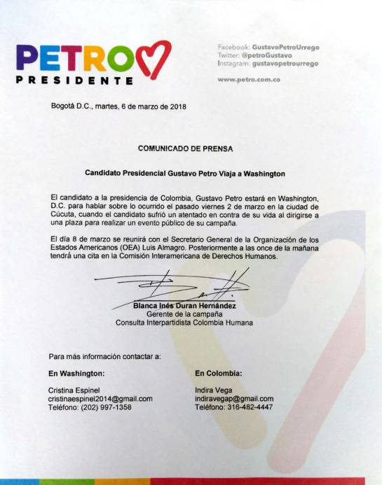 comunicado de prensa comunicado de prensa