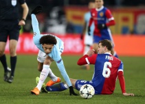 Manchester City (4) Vs. (0) Basilea, octavos de final Liga de Campeones