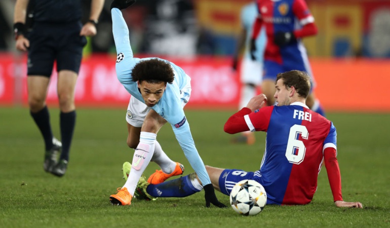 Manchester City Basilea Liga de Campeones: Manchester City (4) Vs. (0) Basilea, octavos de final Liga de Campeones