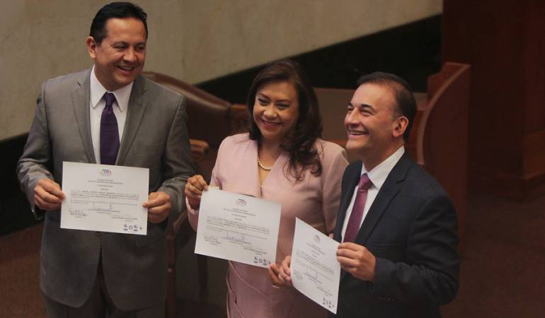 Consejo de Estado, entrega de credenciales a Senadores del Partido Político MIRA