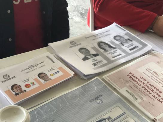 Fotocopias de los tarjetones para consulta que se acabaron. Fotocopias de los tarjetones para consulta que se acabaron.