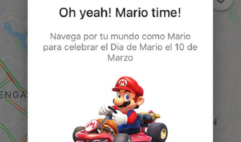 Videojuegos: Conviértase en Mario Kart gracias a Google Maps