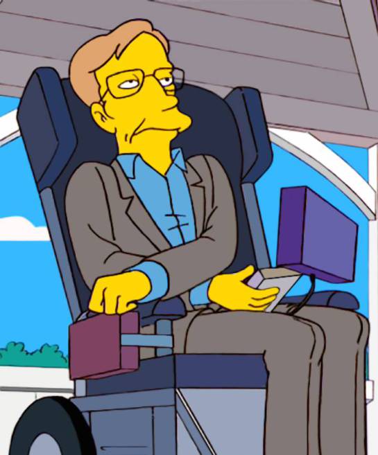Hawking consideraba a 'Los Simpson' la mejor serie de todos los tiempos. Así fue representado en uno de los capítulos. Hawking consideraba a 'Los Simpson' la mejor serie de todos los tiempos. Así fue representado en uno de los capítulos.