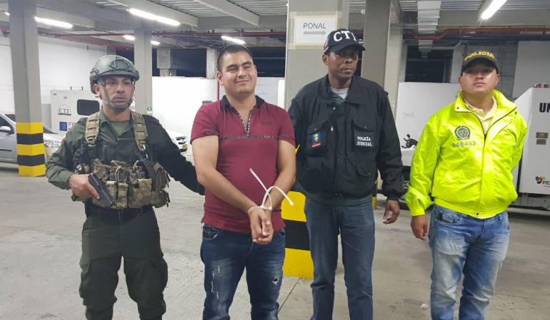 Capturan en Colombia a jefe de banda de narcotraficante Capturan en Colombia a jefe de banda de narcotraficante