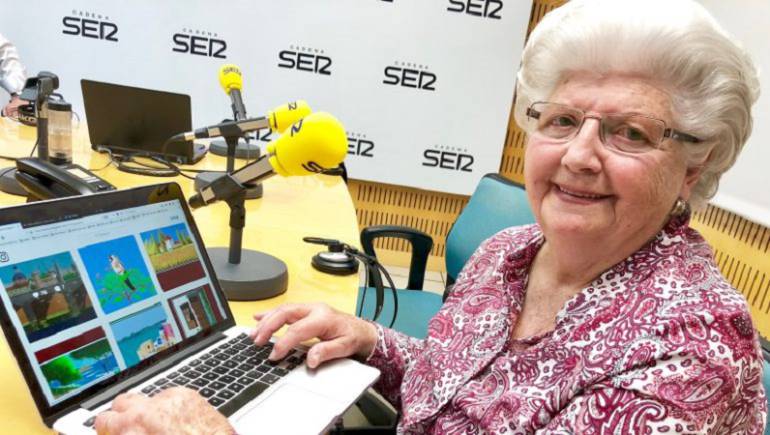 Computadores: La abuela que hace obras de arte en Paint
