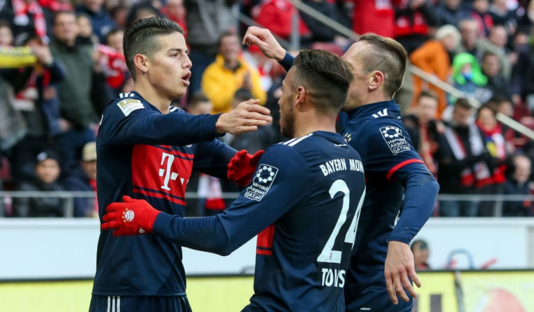 James Bayern Bundesliga James puede ser campeón de Alemania anticipadamente con el Bayern Múnich