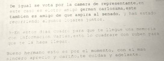 La carta que enreda a dos congresistas con el ELN