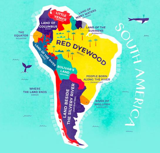 La empresa Credit Card crea mapa del mundo con el ...