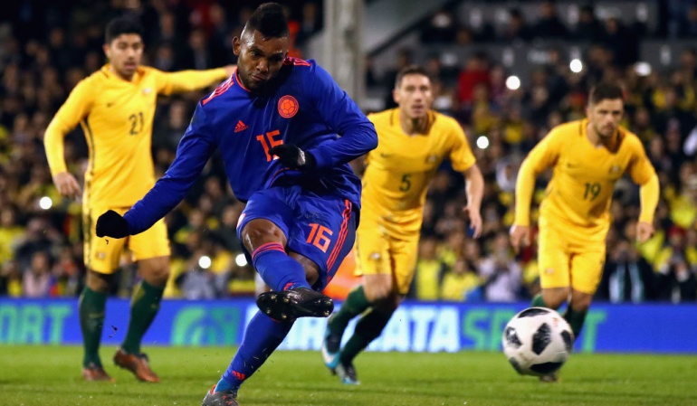 Colombia Australia amistoso: Colombia no estuvo fino en definición e igualó con Australia en Londres