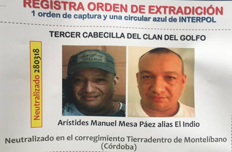Alias El Indio Clan del Golfo: Abatido ‘el Indio’, tercer cabecilla del ‘Clan del Golfo’ Alias El Indio Clan del Golfo: Abatido ‘el Indio’, tercer cabecilla del ‘Clan del Golfo’