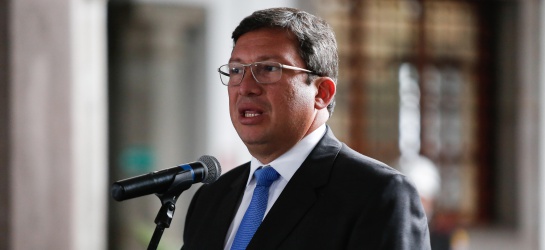 Ministro del Interior de Ecuador, César Navas Ministro del Interior de Ecuador, César Navas