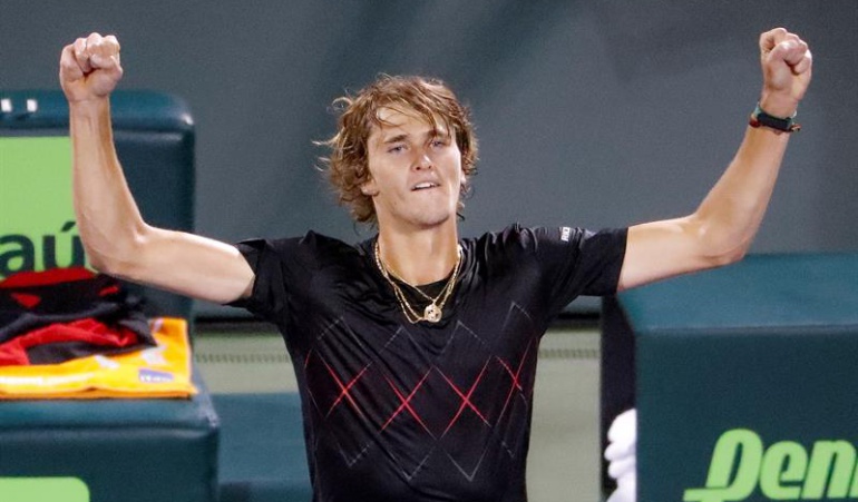 Zverev venció a Carreño y se citará en la final del Miami Open con Isner