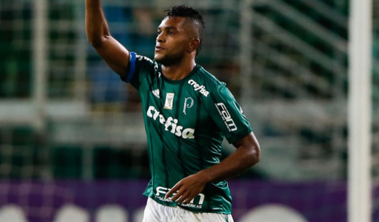 Corinthians Palmeiras Borja: Miguel Borja marcó el gol de la victoria de Palmeiras ante Corinthians