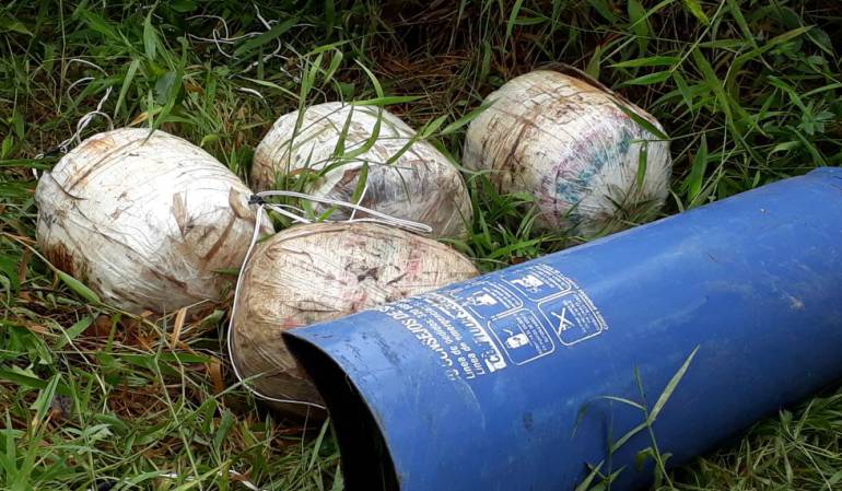 Incautaión de explosivos en Arauca: 150 kilos de explosivos del Eln neutralizados en Arauca