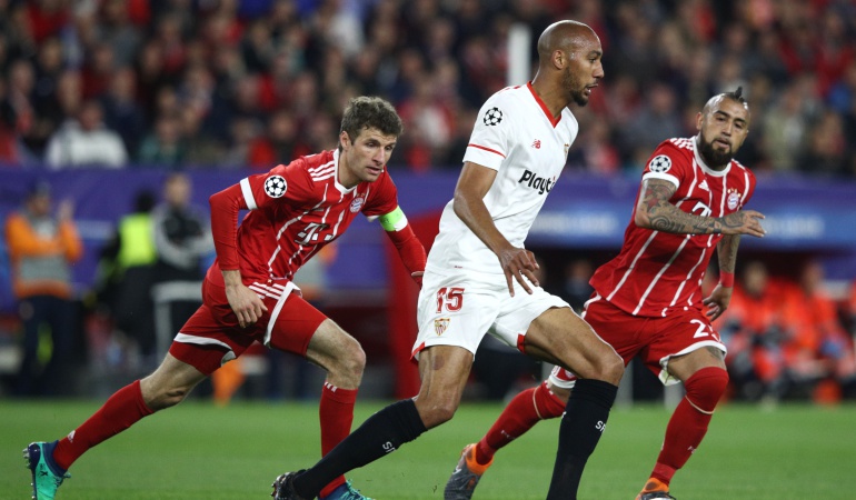 sevilla bayern: Con James, Bayern sacó la ventaja sobre Sevilla