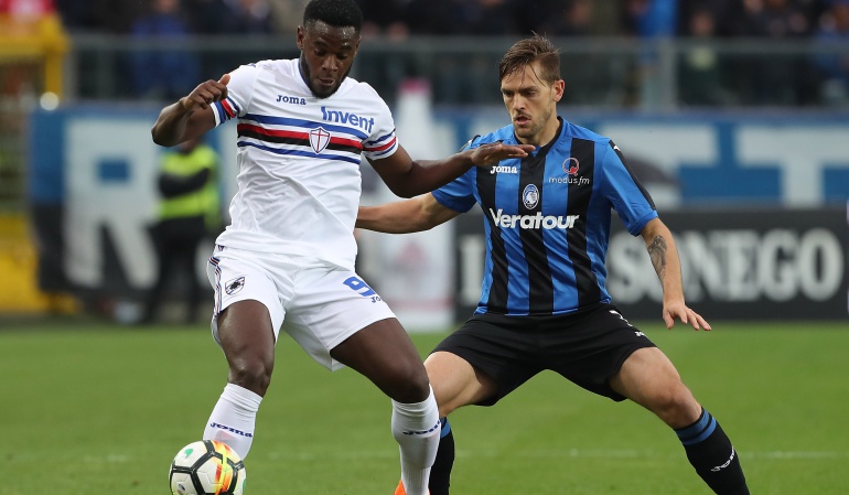 Sampdoria Atalanta: Duván Zapata anota para la victoria de la Sampdoria
