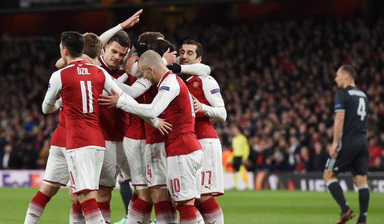 arsenal - CSKA Moscow: Ramsey y Lacazette ponen al Arsenal rumbo a semifinales