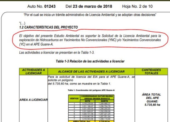 Proyectos de exploración minera en Santander: Anla adelanta evaluación de licencia sobre fracking en Santander Proyectos de exploración minera en Santander: Anla adelanta evaluación de licencia sobre fracking en Santander