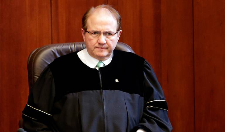 El expresidente de la Corte Suprema de Justicia, Leonidas Bustos.