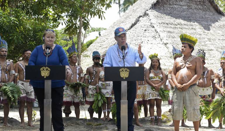 Protección ambiental Colombia: Santos aumentará de 30 a 38 millones las hectáreas protegidas en Colombia