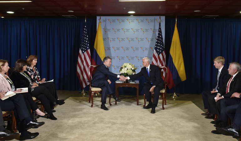 Cumbre Américas EE.UU. Colombia: EE.UU. agradece respaldo de Colombia de las acciones de Trump