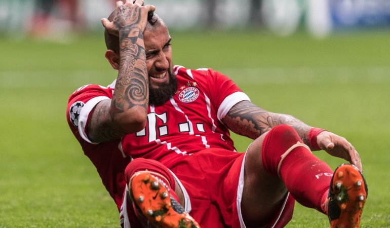 Arturo Vidal temporada Bayern Múnich: Arturo Vidal se pierde lo que resta de temporada con el Bayern Múnich