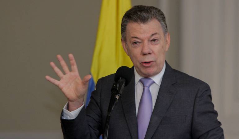 Presidente Santos pidió tranquilidad en campañas electorales