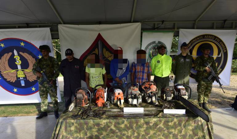 Golpe a deforestadores en la Macarena y Tinigua en el Meta