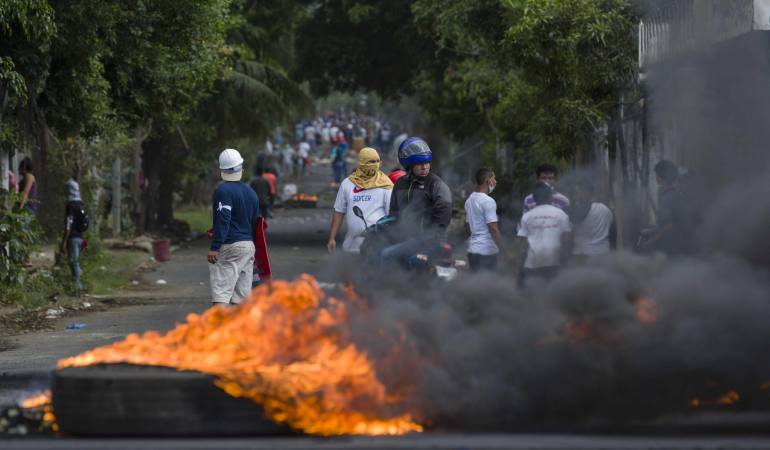 Violentas protestas en Nicaragua contra el presidente Daniel Ortega