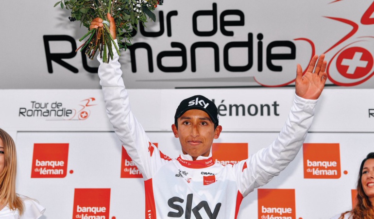 Egan Bernal subcampeón Tour Romandía: ¡Egan Bernal, subcampeón del Tour de Romandía!