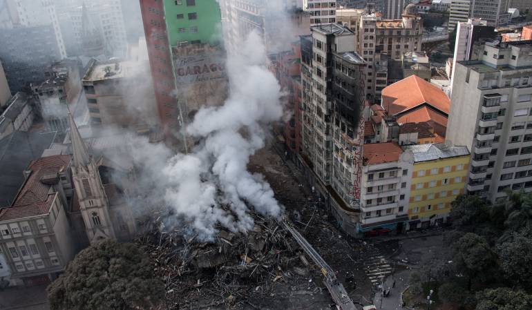 Colapso Edificio en Sao Paulo