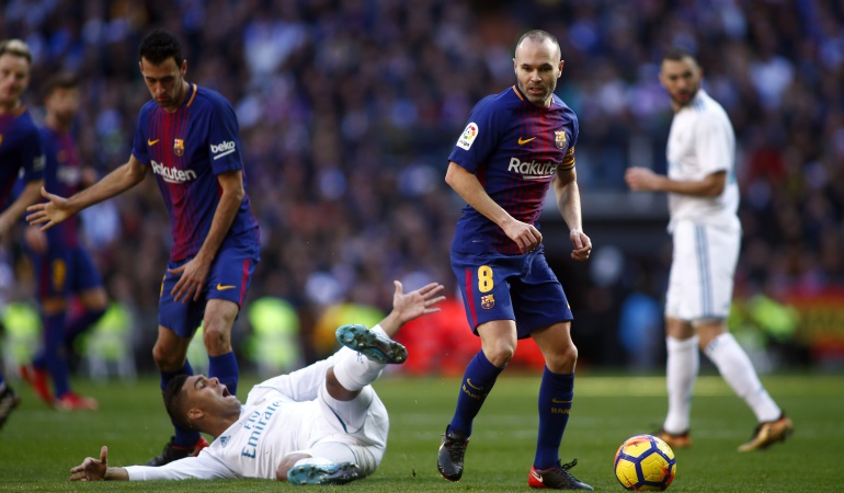 Iniesta trabaja diferenciado de cara al clásico español