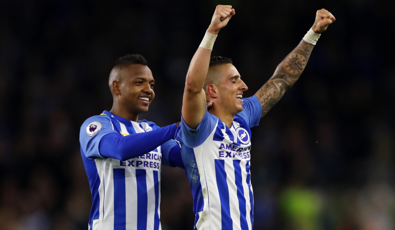 José Izquierdo Brighton Premier League Manchester United: Con asistencia de José Izquierdo, Brighton venció 1-0 al Manchester United