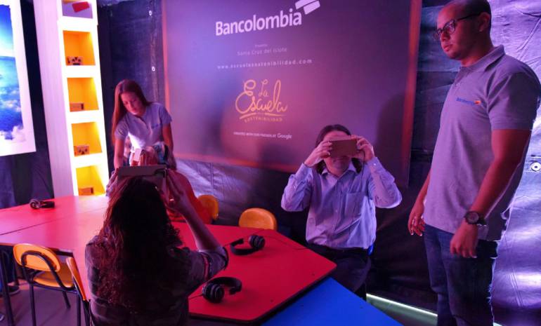 Bancolombia, Google: Realidad virtual, nueva fórmula para aprender sobre sostenibilidad