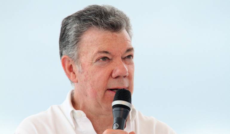 Presidente de Colombia Juan Manuel Santos.