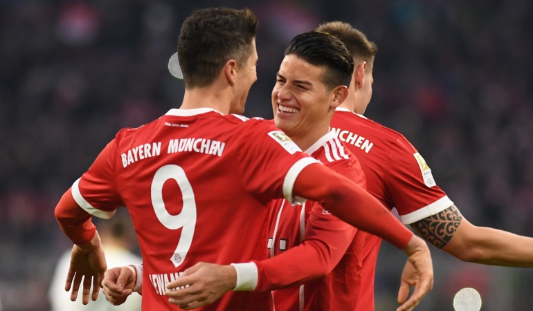James Rodríguez Bayern Múnich Copa de Alemania: Con James, Bayern buscará ganar la Copa de Alemania ante al Frankfurt