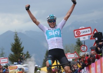 Chris Froome gana la etapa 14 del Giro en el ascenso al Monte Zoncolan