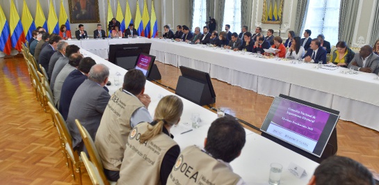 Elecciones presidenciales 2018 Colombia: Comenzó en Casa de Nariño reunión del Comité de Garantías Electorales Elecciones presidenciales 2018 Colombia: Comenzó en Casa de Nariño reunión del Comité de Garantías Electorales