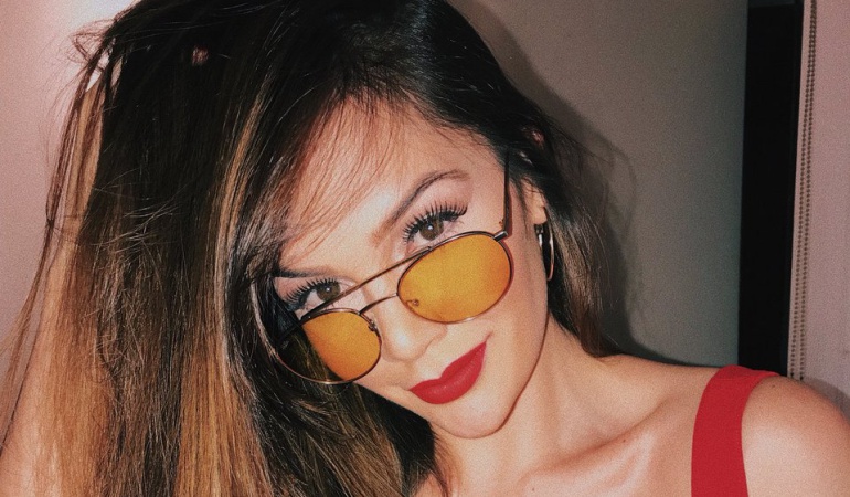 Lina Tejeiro mostró más de la cuenta