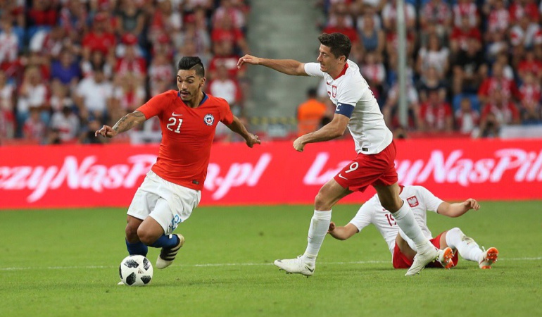 Mundial 2018: En un partido intenso Polonia empató con Chile previo a Rusia 2018