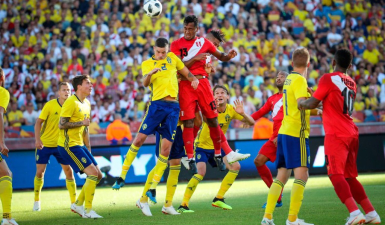 Suecia 0-0 Perú Mundial Rusia 2018: Suecia y Perú empatan sin goles antes de viajar a Rusia