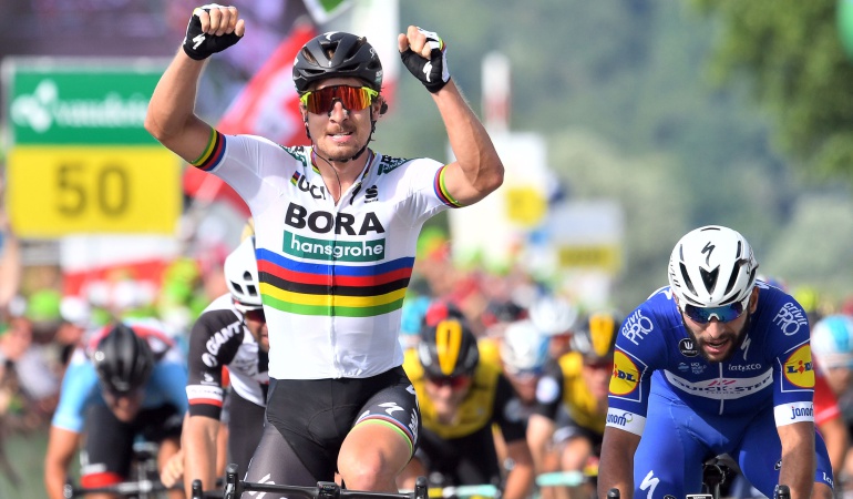 Fernando Gaviria Vuelta a Suiza Peter Sagan: Fernando Gaviria culminó segundo en la etapa 2 de la Vuelta a Suiza