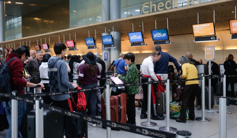Hurtos en aeropuertos: 40 hurtos en aeropuertos se registran en promedio al mes