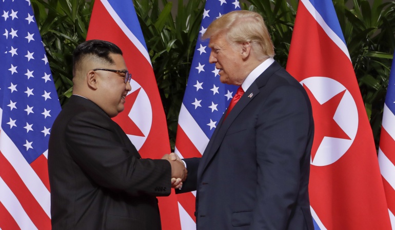Donald Trump Kim Jong un Corea del Norte Singapur: EE.UU. y Corea del Norte hacia una nueva era