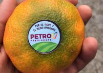Petristas reparten fruta en vez de volantes