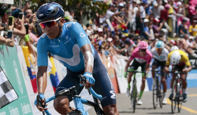 Boyacenses celebran el triunfo número 35 de Nairo Quintana: Boyacenses celebran la victoria número 35 de Nairo Quintana