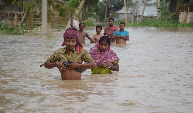 lluvias torrenciales: Cerca de 400.000 afectados por las lluvias en el noreste de la India